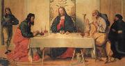 Vincenzo Catena The Supper at Emmaus painting
